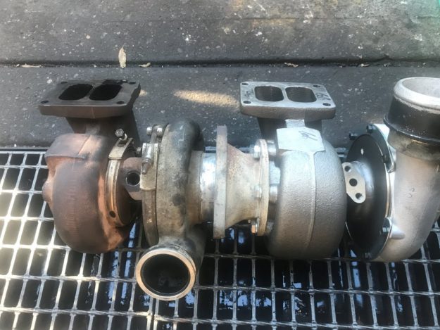 Replaced damaged turbo chargers