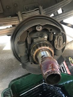Worn brakes repaired